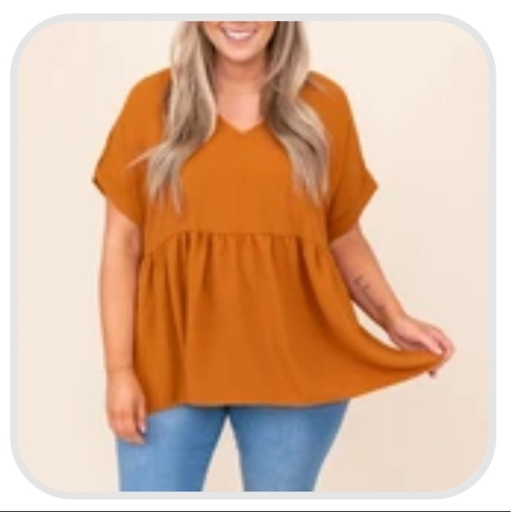 Chic soul wide eyed gaze top